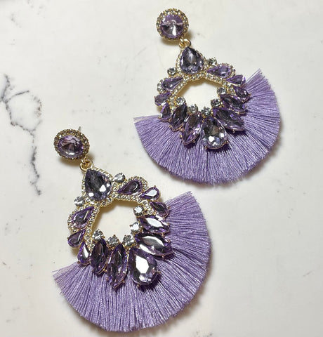 Lavish Lilac Earrings