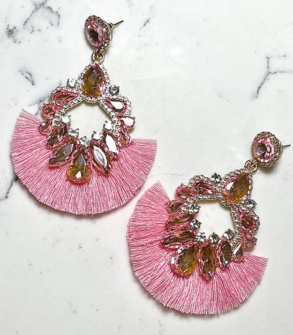 Pastel Pink Earrings