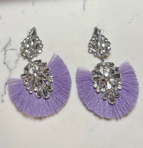 Lavender Glam Earrings